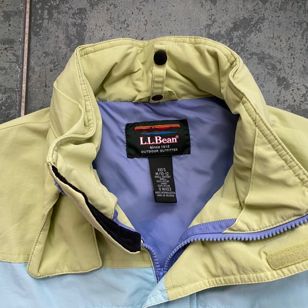 L.L. Bean Kid's Lightweight Ski Jacket - Picture 4 of 11